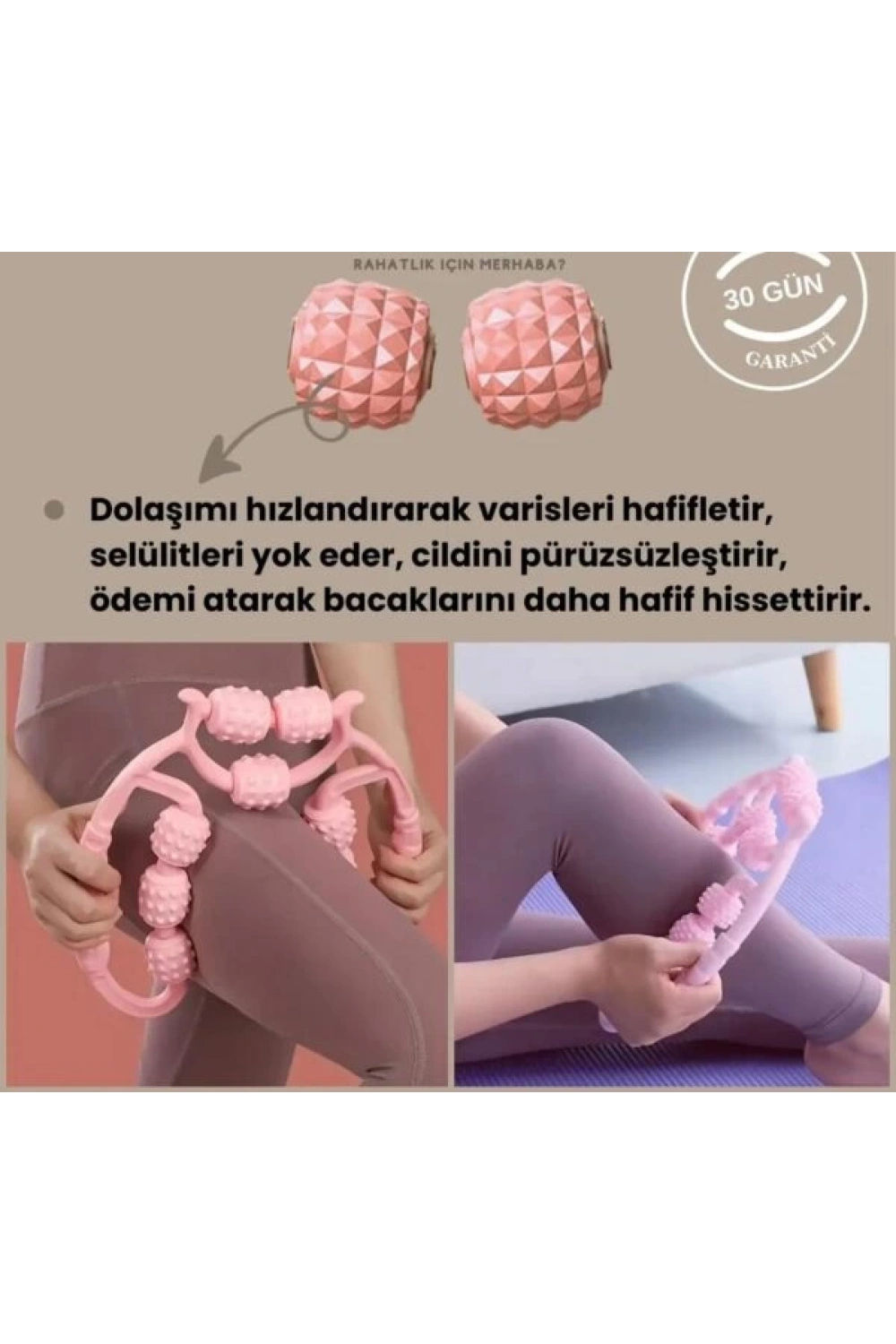 Masaj Silindiri Bacak Masaj
