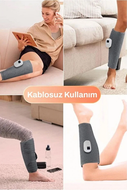 Egonex Şarjlı,Isıtmalı ve Sıkma Diz ve Baldır Masaj Aleti
